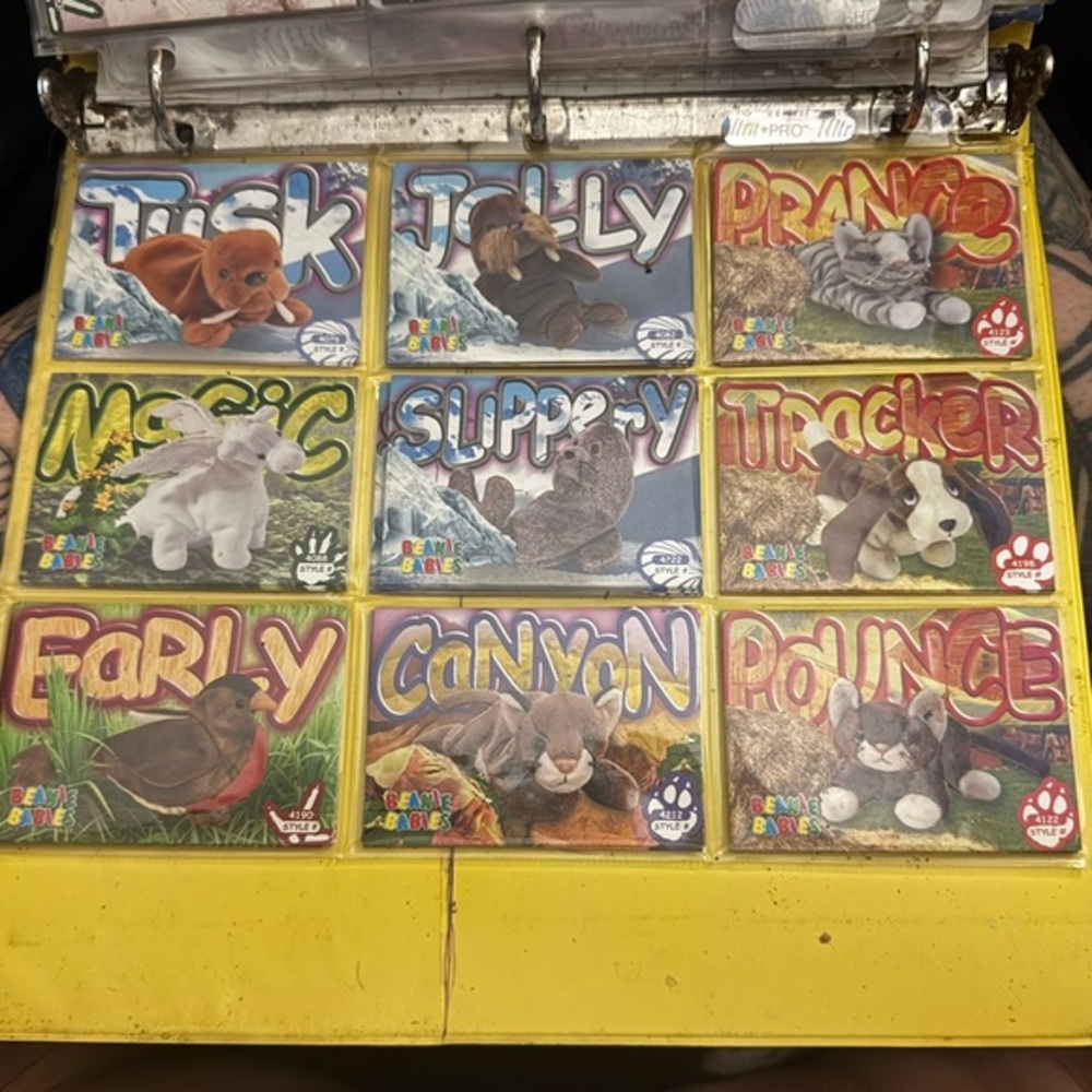 Vintage Ty Beanie Baby Trading Cards